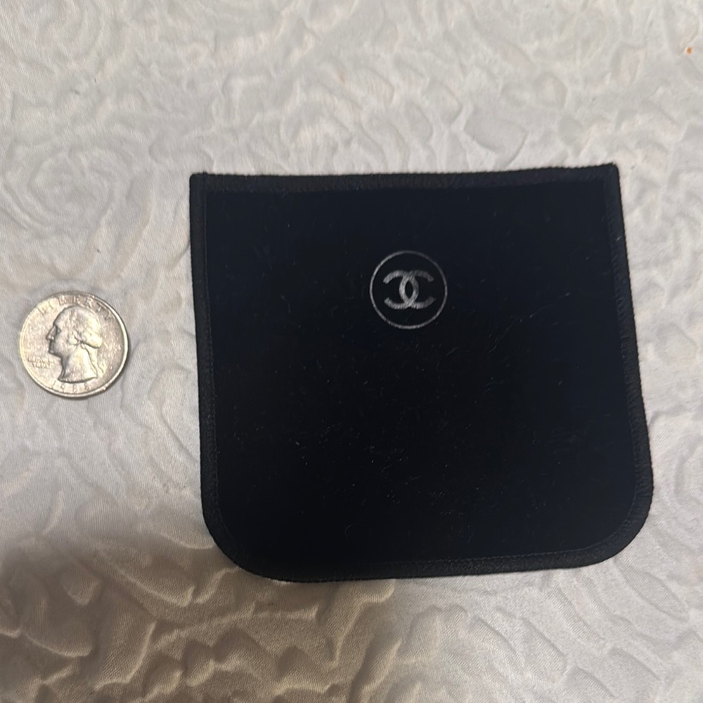 Chanel Black Velvet Pouches (2)